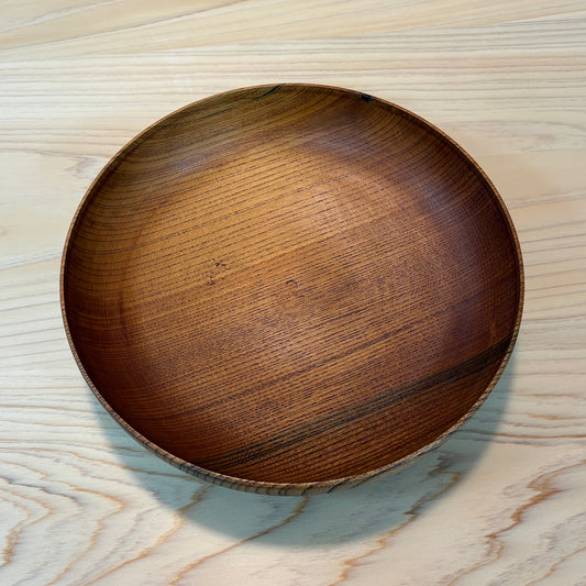漆塗り中皿｜欅（けやき）