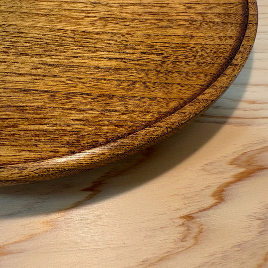 漆塗り中皿｜欅（けやき）